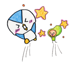 Mame-san and Pen-san sticker #10318130