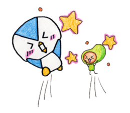Mame-san and Pen-san sticker #10318130