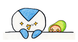 Mame-san and Pen-san sticker #10318132