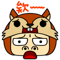 Headgear man sticker #10318306