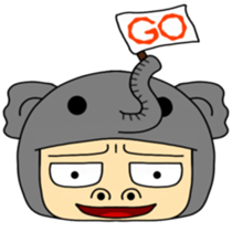 Headgear man sticker #10318324