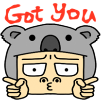 Headgear man sticker #10318326