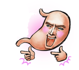 Stomach style sticker #10318447