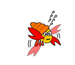 Hermit crab-kun sticker #10318898