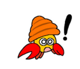 Hermit crab-kun sticker #10318910