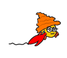 Hermit crab-kun sticker #10318912