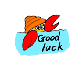 Hermit crab-kun sticker #10318929