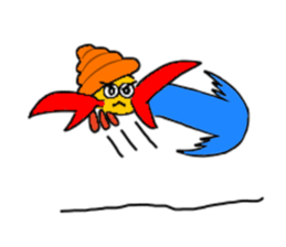 Hermit crab-kun sticker #10318933