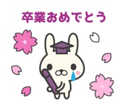 Flowers bloom spring rabbit stickers sticker #10319632