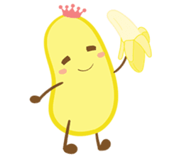 siam banana sticker #10320156