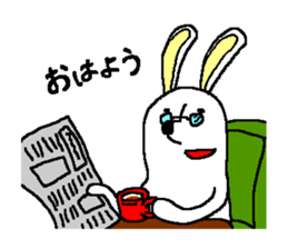 Rabbit and Tonosama - The second sticker #10320345