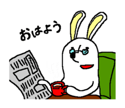 Rabbit and Tonosama - The second sticker #10320345