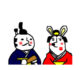 Rabbit and Tonosama - The second sticker #10320351