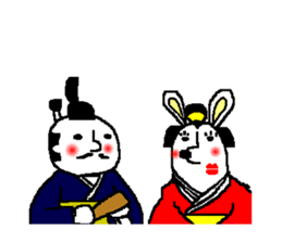 Rabbit and Tonosama - The second sticker #10320351