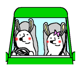 Rabbit and Tonosama - The second sticker #10320368
