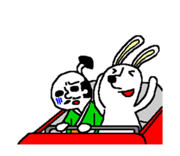 Rabbit and Tonosama - The second sticker #10320369