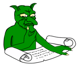 Goblin and Gremlin sticker #10320590