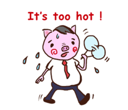 female employees' talk sticker #10320551