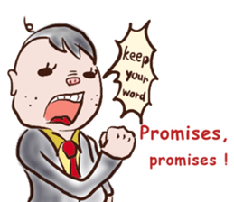 female employees' talk sticker #10320557