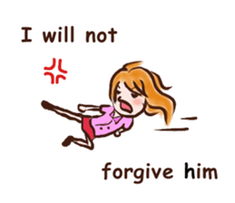 female employees' talk sticker #10320573