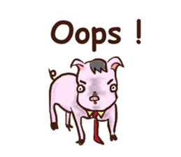 female employees' talk sticker #10320575