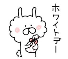 Monthly Sticker-MARCH-Boa Rabbit sticker #10320840