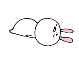 Cute child rabbit sticker #10321253