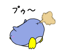 Simple!conversation in the penguin sticker #10321735