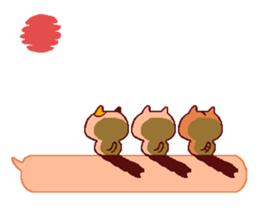 very small cats sticker #10322255