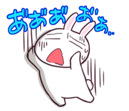 Motivation zero rabbit USA-YAN sticker #10322287