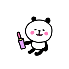 Smiling panda 2 sticker #10322416