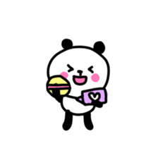 Smiling panda 2 sticker #10322418