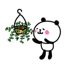 Smiling panda 2 sticker #10322423