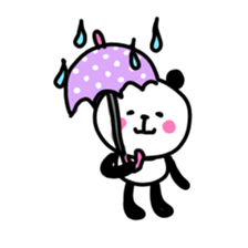 Smiling panda 2 sticker #10322426