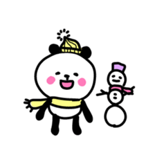 Smiling panda 2 sticker #10322429