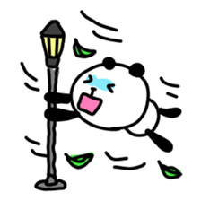 Smiling panda 2 sticker #10322431