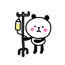 Smiling panda 2 sticker #10322444