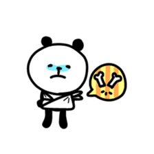 Smiling panda 2 sticker #10322446