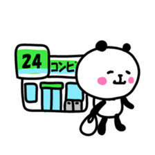 Smiling panda 2 sticker #10322449