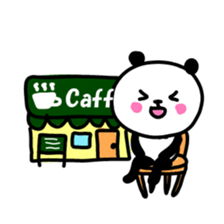 Smiling panda 2 sticker #10322452