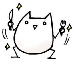 chubbie neko ver.2 sticker #10322574