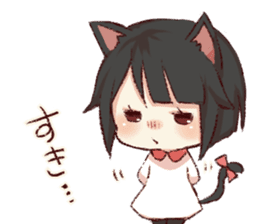 dog&cat(catgirl side) sticker #10323504