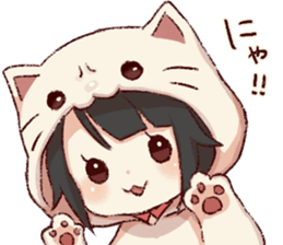 dog&cat(catgirl side) sticker #10323525