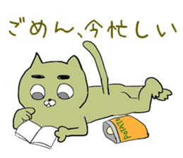 Cat to discoloration sticker #10324052