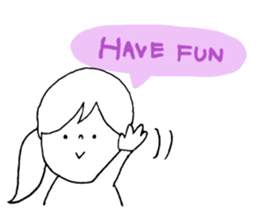 daily girl. sticker #10324187