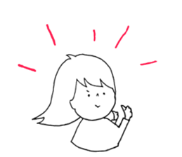 daily girl. sticker #10324192