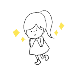 daily girl. sticker #10324193