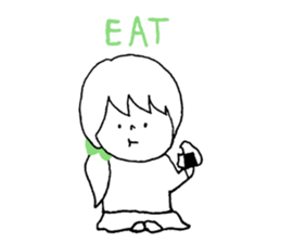 daily girl. sticker #10324206