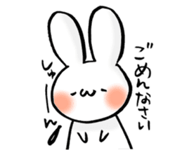 a kawaii rabbit sticker #10324337