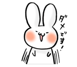 a kawaii rabbit sticker #10324339